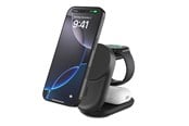 Mobil - Adaptere og ladere - Belkin UltraCharge 25w Qi2 3in1 Magnetic Charger EU Black Round - WIZ037KQBK