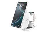 Mobil - Adaptere og ladere - Belkin UltraCharge 25w Qi2 3in1 Magnetic Charger EU White Round - WIZ037KQWH