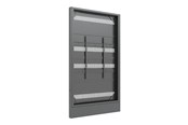 Veggmontering, AV-braketter & AV-møbler - Multibrackets M Pro Series stand - covered - enclosure totem - black - Max 60 kg - recommended for 98" - 7340234810598