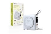 Nødlader - Mobile Origin PowerBank & Travel Charger - Lightning/USB-C Cable - MagSafe/AW/iPhone Compatible - white Nødlader - Hvit - 10000 mAh - PBT-03L-WHT