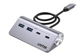 USB-hub - Unitek uHUB Q4 - hub - 4-in-1 - 4 ports USB-hub - 4 porter - Grå - H1337AGY01
