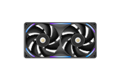 Kabinettvifte - NZXT F240X - Kabinettvifte - 240mm - Svart med RGB LED-lys - 41 dBA - RF-U24PN-B1