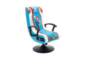 Gamingstol - X Rocker Super Mario 2.1 Audio Pedestal Chair - Red/Blue - 0094338201086