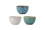 Servering & Servise - Bloomingville - Harriet Bowl (Set of 3) - Blue - Stoneware - 82072500