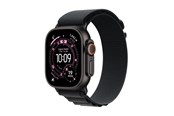 Smartklokke, Smartwatch & Sportsklokke - Apple Watch Ultra 3 GPS + Cellular 49mm Black Titanium Case with Black Alpine Loop - Small - MF0Q4DH/A