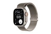 Smartklokke, Smartwatch & Sportsklokke - Apple Watch Ultra 3 GPS + Cellular 49mm Natural Titanium Case with Natural Titanium Milanese Loop - Medium - MEWY4DH/A