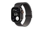 Smartklokke, Smartwatch & Sportsklokke - Apple Watch Ultra 3 GPS + Cellular 49mm Black Titanium Case with Black Titanium Milanese Loop - Small - MF1N4DH/A