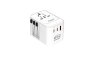 Mobil - Adaptere og ladere - Energizer Global Reiselader - 65W - PD (2xUSB-C + USB-A) - ETC650