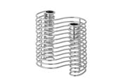 Dekorasjon - Bloomingville - Wavela Candle Holder - Silver - 82063032
