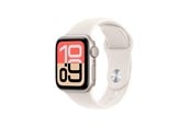 Smartklokke, Smartwatch & Sportsklokke - Apple Watch SE 3 GPS 40mm Starlight Aluminium Case with Starlight Sport Band - S/M - MEH34QN/A