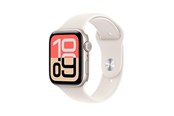 Smartklokke, Smartwatch & Sportsklokke - Apple Watch SE 3 GPS + Cellular 44mm Starlight Aluminium Case with Starlight Sport Band - S/M - MEPE4QN/A