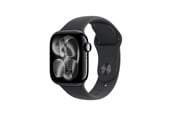 Smartklokke, Smartwatch & Sportsklokke - Apple Watch Series 11 GPS 42 mm, Jetsvart aluminiumkasse med svart sportsbånd - S/M - MEQT4QN/A