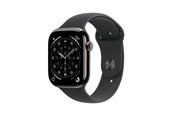 Smartklokke, Smartwatch & Sportsklokke - Apple Watch Series 11 GPS + Cellular 42mm Slate Titanium Case with Black Sport Band - M/L - MF8T4QN/A