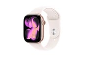 Smartklokke, Smartwatch & Sportsklokke - Apple Watch Series 11 GPS 46mm Rose Gold Aluminium Case with Light Blush Sport Band - M/L - MEV74QN/A