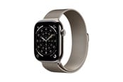 Smartklokke, Smartwatch & Sportsklokke - Apple Watch Series 11 GPS + Cellular 46mm Natural Titanium Case with Natural Milanese Loop - S/M - MFCY4QN/A