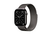 Smartklokke, Smartwatch & Sportsklokke - Apple Watch Series 11 GPS + Cellular 46mm Slate Titanium Case with Slate Milanese Loop - S/M - MFD34QN/A