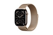 Smartklokke, Smartwatch & Sportsklokke - Apple Watch Series 11 GPS + Cellular 46mm Gold Titanium Case with Gold Milanese Loop - M/L - MFD84QN/A
