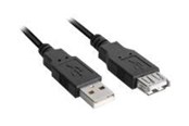 USB - Sharkoon - USB extension cable - USB to USB - 1 m - 4044951015405