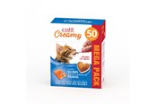 Katt - Catit - Creamy Premium Treat for Cats - Salmon w. prawn - mega pack 50 x 10g - 44463