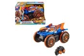 Fjernstyrt - Hot Wheels Monster Trucks Tiger Shark Climber RC Vehicle - JFR39