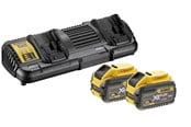 Batterier & Ladere - Dewalt DCB132X2 FlexVolt-Starter Set - DCB132X2