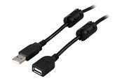 USB - Deltaco - USB extension cable - USB to USB - 2 m - USB2-12FS