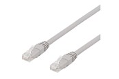 Nettverkskabel - Deltaco TP-615AU - patch cable - 15 m - grey - Grå - 15m - TP-615AU