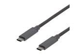 USB - Deltaco USBC-1362 - USB-C cable - 24 pin USB-C to 24 pin USB-C - 1 m - USBC-1362
