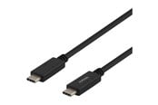 USB - Deltaco USBC-2002 - USB-C cable - 24 pin USB-C to 24 pin USB-C - 2 m - USBC-2002M