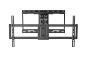 Veggmontering, AV-braketter & AV-møbler - Deltaco Office mounting kit - for flat panel - heavy-duty full-motion 3-way 80 kg - black - Max 80 kg - recommended for 100" - ARM-0261-B