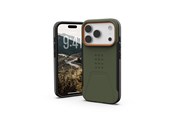 Mobil - Deksel og etui - UAG Civilian Magsafe - Olive/Orange - iPhone 17 Pro - 114545117297