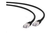 Nettverkskabel - Gembird Cablexpert patch cable - 25 cm - black - Svart - 0.25m - PP6A-LSZHCU-BK-0.25M