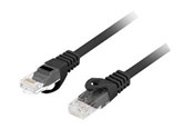 Nettverkskabel - Lanberg patch cable - 5 m - black - Svart - 5m - PCU6-10CU-0500-BK