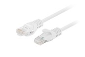 Nettverkskabel - Lanberg patch cable - 3 m - white RAL 9010 - Hvit - 3m - PCU5-20CC-0300-W
