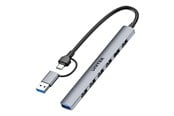 USB-hub - Unitek uHUB S7 USB-hub - 7 porter - Grå - H1209AGY01