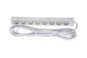 Switch - CoreParts 8-Stikdåse Hvid  5 m Ledning - GRU00850WDK