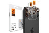 Mobil - Deksel og etui - Spigen Glass tR EZ Fit Optik Pro 2 Pack - orange - iPhone 17/16/15/14 Pro / 17/16/15/14 Pro Max - AGL10123