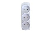Switch - Thorkild Larsen E-line 3-Socket Without Ground. - 8532107