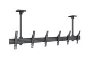 Veggmontering, AV-braketter & AV-møbler - Multibrackets PRO Series mounting kit - tilt - for 3 flat panels - black - Max 90 kg - recommended for 65" - 7350073734924