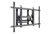 Veggmontering, AV-braketter & AV-møbler - Multibrackets M Public mounting kit - for flat panel - push wide 90 kg - black - Max 90 kg - recommended for 50"-98" - 7350073730506