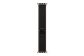 Smartklokke - Tilbehør - Apple 49mm Black/Charcoal Trail Loop - S/M - Natural Titanium Finish - MFT84ZM/A