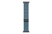 Smartklokke - Tilbehør - Apple 49mm Light Blue Alpine Loop - Medium - Black Titanium Finish - MG9L4ZM/A