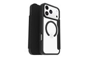 Mobil - Deksel og etui - OtterBox React Folio MagSafe Apple iPhone 17 Pro Max Black Crystal - clear/black - 77-98589