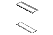 Kabinett-tilbehør - Havn HS 420 Fan Brackets for 360mm Radiator - Black - HVN-AS-HS420-06-36A