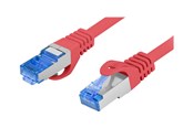 Nettverkskabel - Lanberg patch cable - 3 m - red RAL 3017 - Rød - 3m - PCF6A-10CC-0300-R