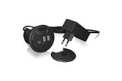 USB-hub - ICY BOX IB-HUB1407 - hub - 3 ports USB-hub - 3 porter - Svart - IB-HUB1407
