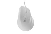 Mus - Natec CRAKE 2 PRO - vertical mouse - USB - white - Vertical mouse - Optisk - 6 - Hvit - NMY-2273