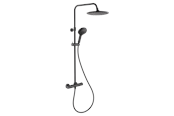 Dusj- og monteringstilbehør - NORH Erika overhead shower set 1 & 3 sprays black - 5709728871156