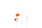 Hodetelefoner - JBL Endurance Run 3 Wired USB-C In-Ear Headphones White - JBLENDURRUN3CWHT
