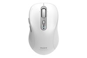 Mus - PORT Designs PORT Connect - mouse - expert rechargeable - 2.4 GHz Bluetooth - white - Mus - Optisk - 6 - Hvit - 900707CW